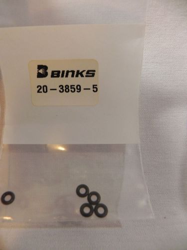 Binks 20-3859 5 Pack of O-Ring O Rings - New Old Stock