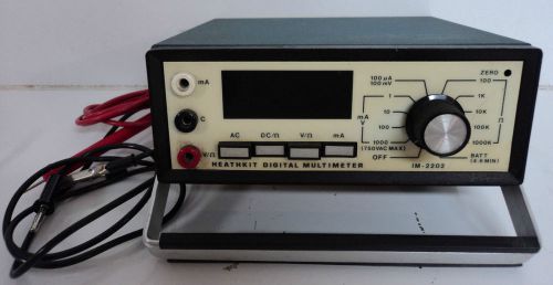 HEATHKIT VOM Digital Multimeter ~ Model IM-2202 ~ Untested from Ham Collector