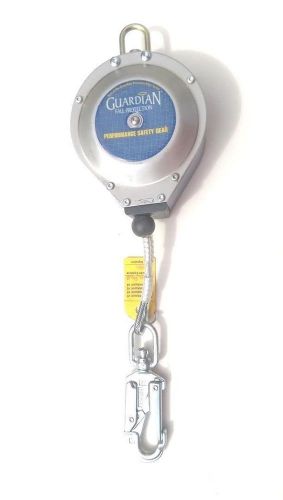 Guardian Fall Protection 3/16&#034;x 25&#039; Premium Edge Series Self-Retracting Lifeline