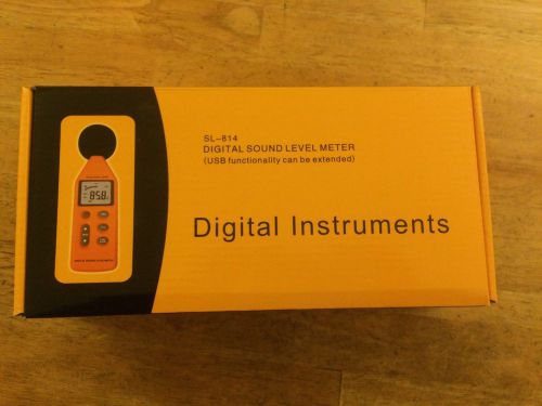 SL-814 Digital Sound Noise Level 40-130dB Meter Measure Decibel Instrument SL814