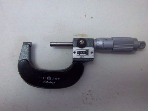 USED MITUTOYO 1-2&#034; MICROMETER