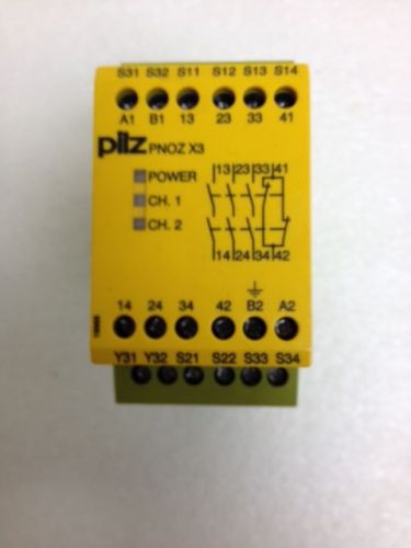 Pilz Safety Relay PNOZ X3 24VAC 24VDC