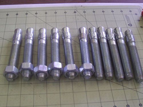 (11) 3/4-10 X 5 1/2&#034; RAWL CONCRETE ANCHOR STUDS #58003