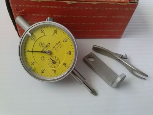 Mitutoyo Dial Indicator 0.01-10mm No. 2046-08 Shock Proof Metric