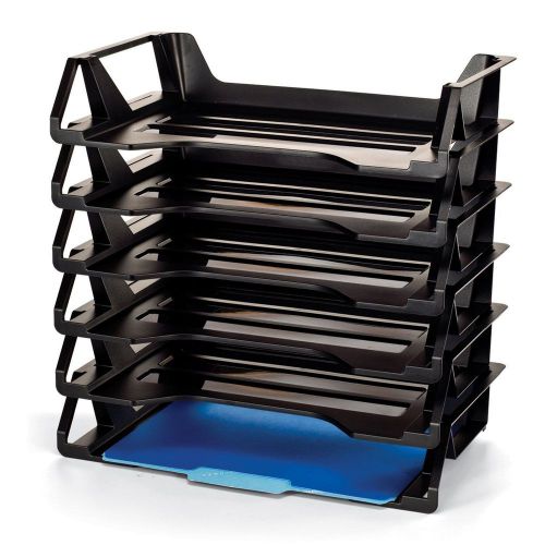 6 Pack Letter Tray Desk Office File Document Paper Holder Organizer Stackable