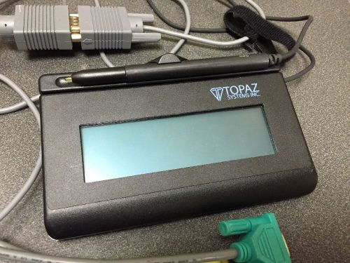 Topaz Systems T-LBK462-HSB-R Retail POS Point of Sale Signature Capture Pad