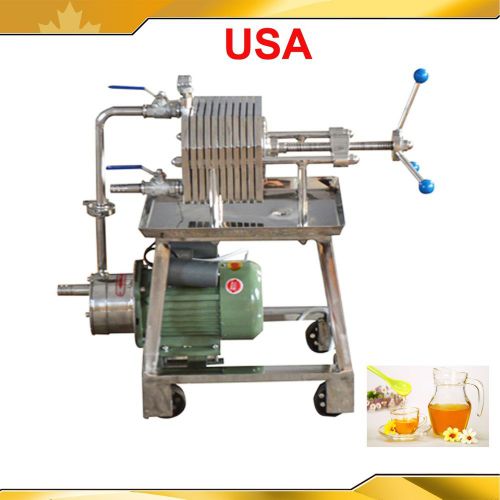 Stainless Steel Filter Press Filter Machine Laboratory Filtration Equipment 220V