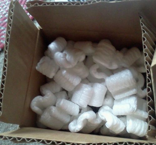 Box of white packing peanuts for sale