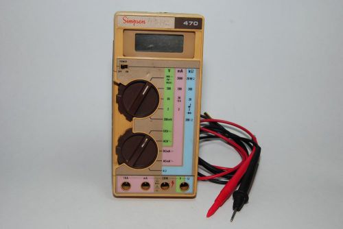 SIMPSON 470 MULTIMETER