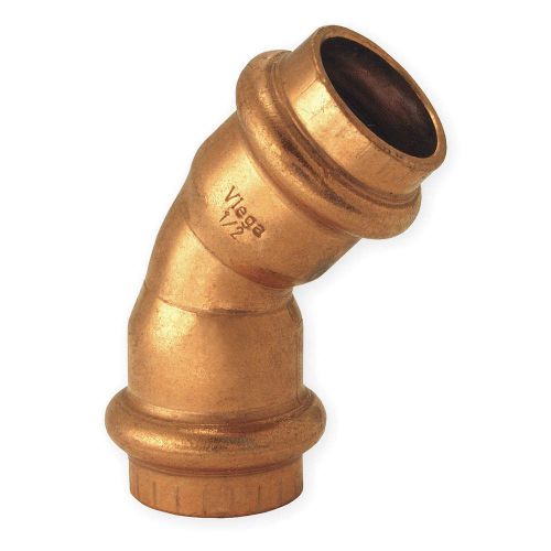 Viega propress copper 45 elbow, 3/4&#034; x 3/4&#034; viega 77612 lot of 4 for sale