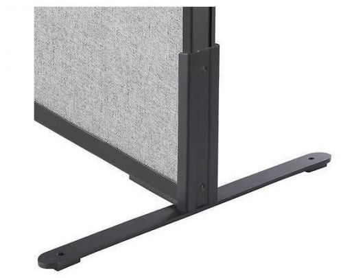 8&#034;-h t leg-bracket for office partition panels 2-pair black for sale