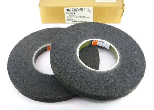 STANDARD ABRASIVE 856991 12&#034; x 1&#034; x 5&#034; 2S Coarse Conv Multi Finish Wheel QTY 2 Z