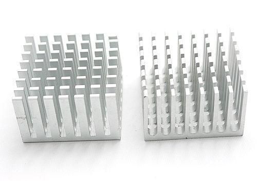 2 x Aluminum Heatsinks LED Applications 32 x 32 x 20mm