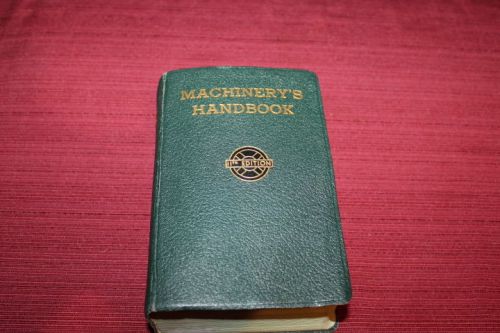 MACHINERY&#039;S HANDBOOK 11TH EDITION