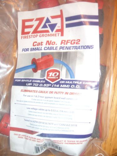 EZ FIRESTOP GROMMET RFG2 .53&#034; O.D.; 10 EACH IN PACK