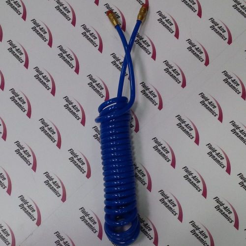 Coilhose pneumatics pr14-15b-b polyurethane coiled air hose 15 feet long for sale