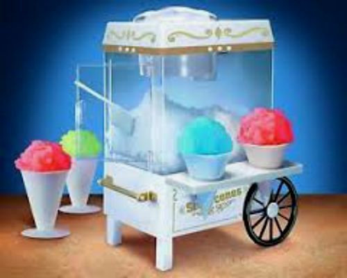 Nostalgia Electrics Vintage Snow Cone Maker Shaved Ice Concession Machines