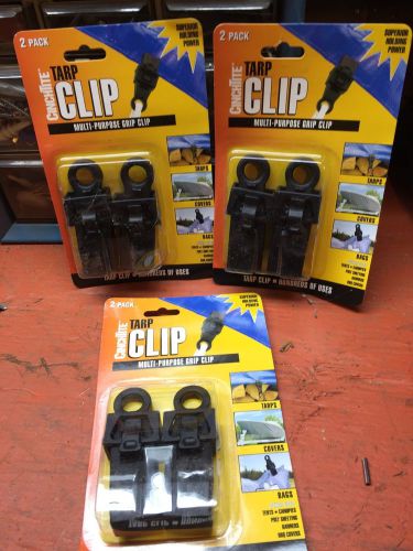 Homax Cinch-tite Tarp Clip, Pack Of Two, Qty Three Pkgs. New!