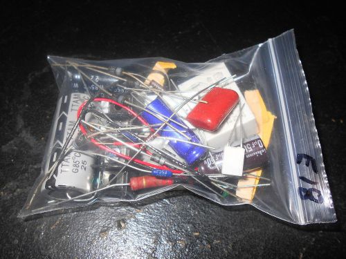 Lot of Mixed Electronic Component Parts Plug IC Capacitor Resistor Grab Bag E18