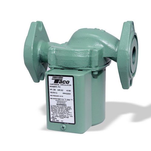 TACO 005-F2 CAST IRON CARTRIDGE CIRCULATOR PUMP 1/35 HP