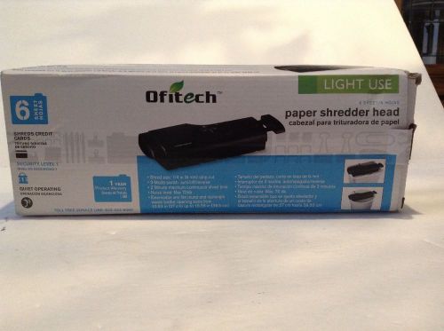 NEW!! OFITECH PAPER SHREDDER HEAD ~ SHIPS FAST