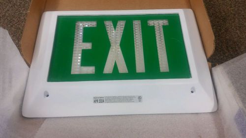 2040-70G-10-W Self-Luminous Exit Sign, 10 yr., 1 Face. Good until 2024