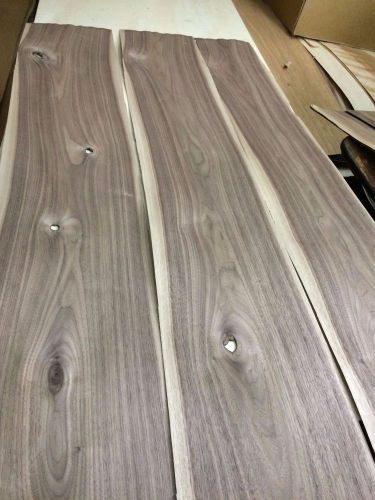 Wood  walnut    Veneers  105x9,10,11  total  3 pcs RAW VENEER N701..