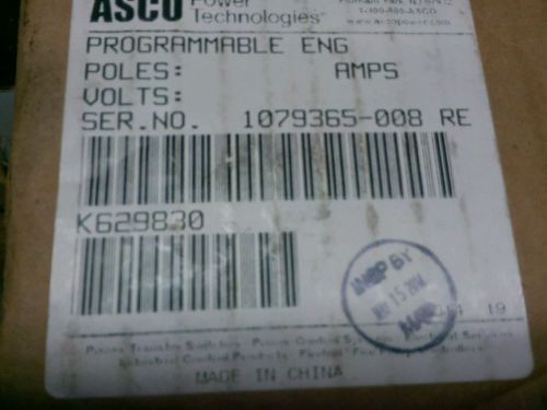 ASCO 300 SERIES EXERCISE CLOCK K629830 ACCESSORY 11BG