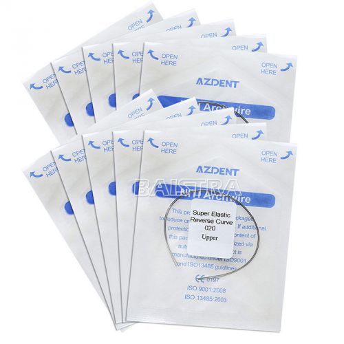 100 pack azdent dental reverse curve arch wire 020 upper for sale