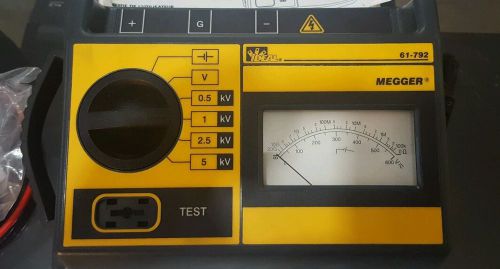 ideal 61-792 5kv megger/insulation tester