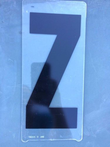 Gemini 8&#034; plastic Marquee Sign Letter &#034;Z&#034; Replacement