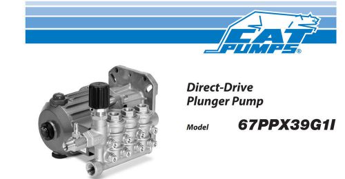 PRESSURE WASHER PUMP - CAT 67PPX39G1I - 3.9 GPM - 4200 PSI - 1&#034; Shaft - 3400 RPM