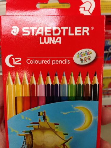 Staedtler Luna 12 Classic Color Pencil Set For Kids, Children &amp; Office Use