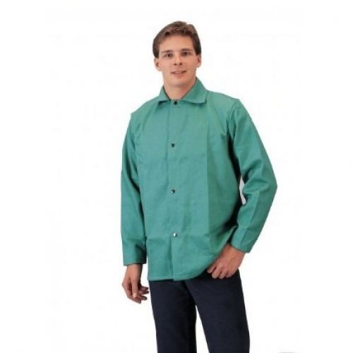 Tillman 6230-L Lightweight 30&#034; GREEN Jacket Flame Retardant Cotton - LARGE