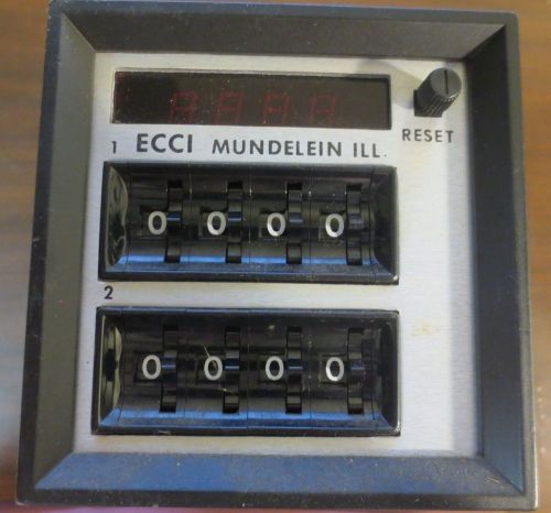 ECCI Electronic Counters &amp; Controls  MU124A-1  4 Digit Counter MU124A  MU12