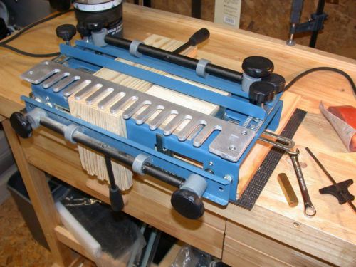 12&#034; dovetail router joint fixture jig dove tails box joints w/ aluminum template for sale