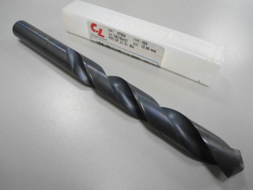 CHICAGO LATROBE Jobber Length Drill Bit 13.80mm 0.5433&#034; HSS 5xD 150 Oxide [406]