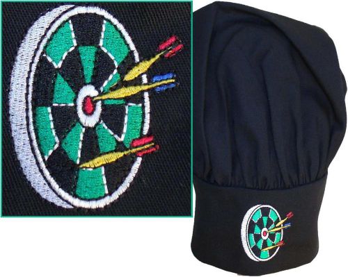 Dart Board Chef Hat Bar Target Skill Game Monogram Get Black Now!