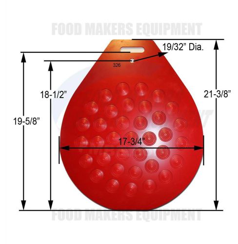 Erika Model 9 Rounding Plate. 36-Part. Stamp 326.  S066/8