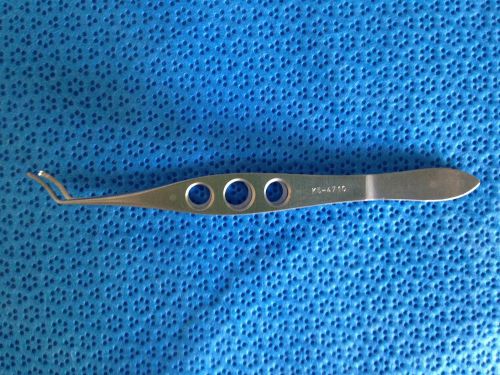 Katena (K5-4710) Troutman Superior Rectus Forceps, 1X2 Teeth, Angled