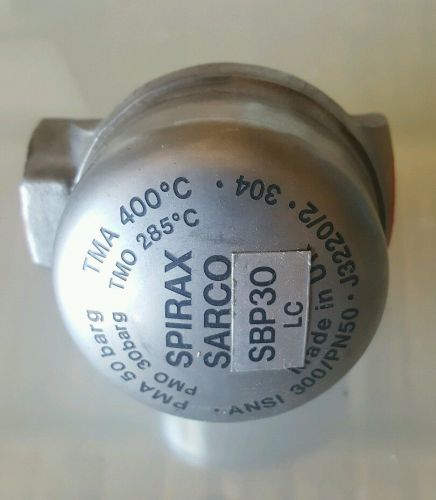 Spirax sarco sbp30 lc steam trap ss 304 stainless steal sbp30lc pma 50 bar 3/4&#034; for sale