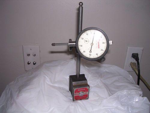 Starrett mag base and dial indicator