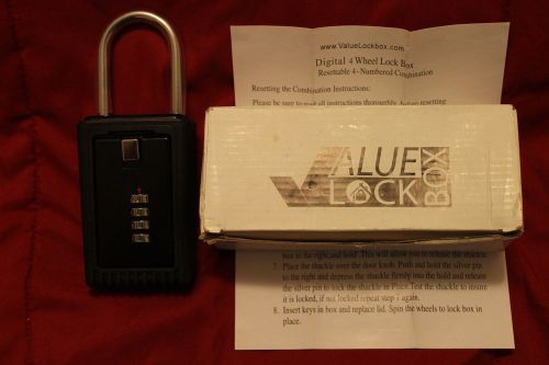 NEW Key Storage Lock Box Value Lockbox 4 Digit Real Estate Realtor FREE SHIPPING