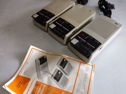 SET 3 WORKS Realistic Radio Shack Select-a-Com Wireless FM Intercom Tandy 43-217