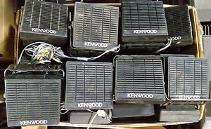 Lot of 5 kenwood kes-4 20 watt heavy duty mobile radio radio speakers for sale