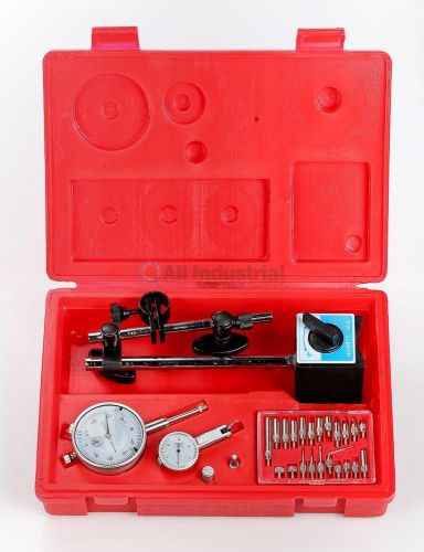 NEW Dial IndicatorTest Indicator Magnetic Base &amp; Point Set  - FREE SHIPPING