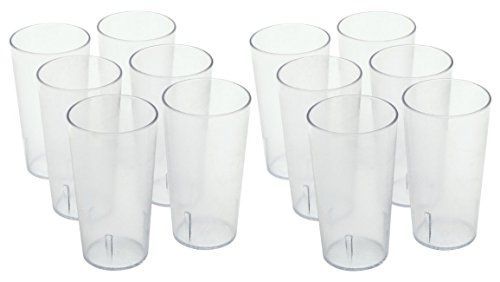 Carlisle 521607 Stackable 16 Oz. Clear Tumbler - Dozen