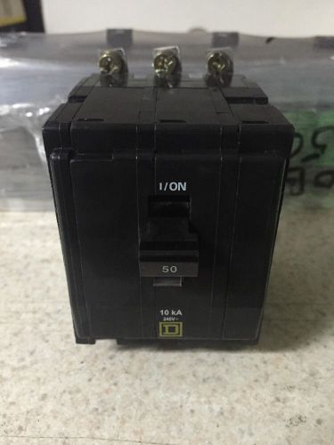 Square d - qob350 bolt-on circuit breaker, 3 pole, 50 amp lot of 4 for sale