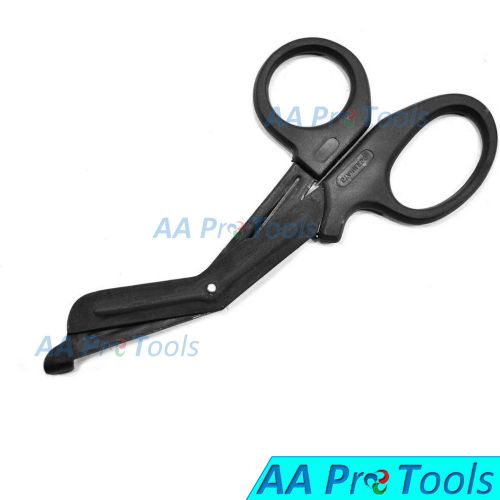 FULL TACTICAL BLACK EMT Shears Scissors Bandage Paramedic EMS Supplies 7.25 &#034;