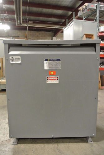 Square D 150 KVA 3 Ph. Insulated Transformer H.V. 480 L.V. 208Y/120 Cat: 150T3HF